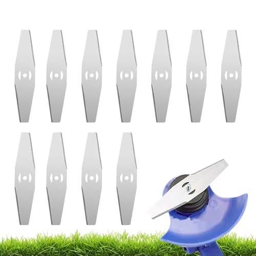 Lame Coupe Bordure: 32 Pièces Lame Débroussailleuses, 15cm Lame de Rechange en Métal Robustes pour Débroussailleuse Électrique, Accessoires pour...