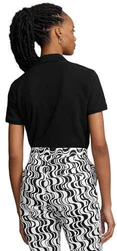 Image of Polo Ralph Lauren Women's Classic Fit Mesh Polo Shirt, PoloBlack, X-Large