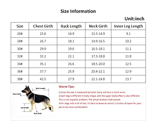 Large Dog Pajamas,Lightweight Breathable Dog Joint Protector Clothing Wound Anti-Licking Jumpsuit Pet Surgery Recovery 4-Legged Onesie Gowns for Small Medium Large Dogs_(30#:Blue dinosaur) - Image 4