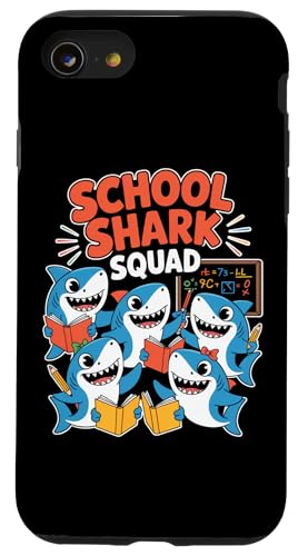 SCHOOL SHARK SQUAD wZ T `[ Ǐ wK obNgDXN[ X}zP[X iPhone SE (2020) / 7 / 8 p