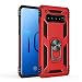 Produktbild Für Samsung Cases & Cover für Samsung Galaxy s10 (6,1 Zoll) Neuer Dual Layer Hybrid Shockproof Protection Case mit 360 Grad Metallringring für drehende Finger (Farbe : Rot)