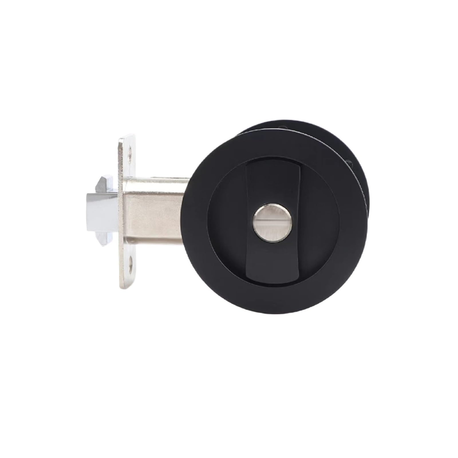 Yxinaer Keyless 2 Round Recessed Door Lock Door Sliding Lock