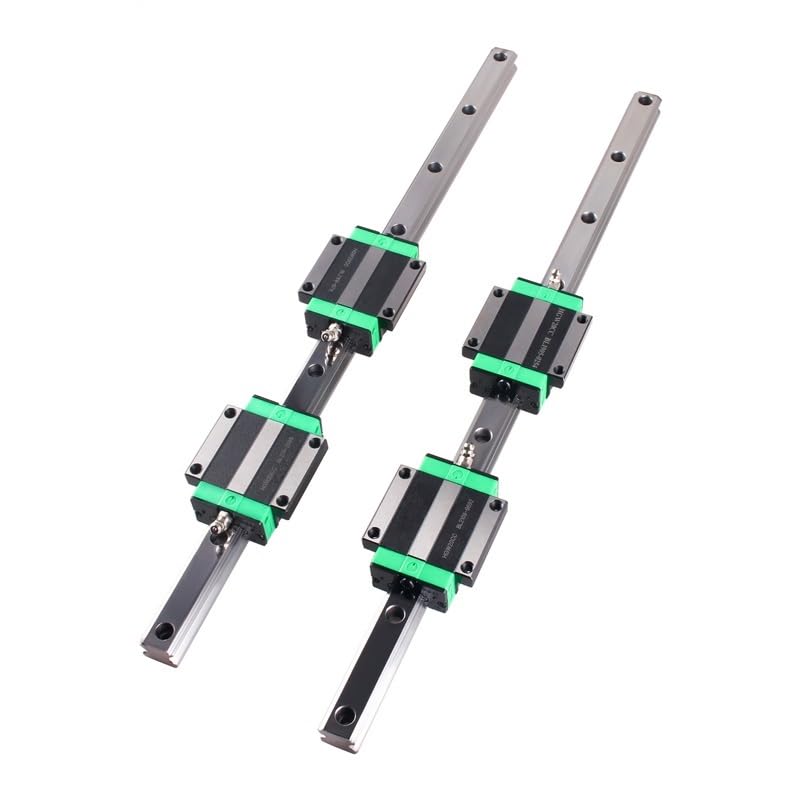 HGR20 Linear Guide Rail Kit 2Pcs HGR20 200mm Linear Slide Rails And