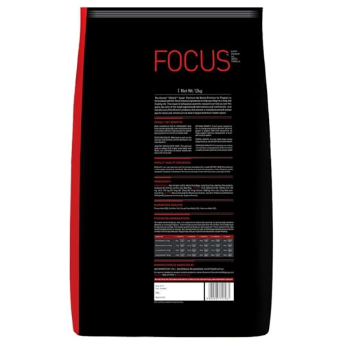 Image of Dog Food Focus Adult Super Premium Dog Food, 12 kg (+1kg Extra Free Inside), Total 13 Kg