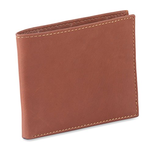 Style N Craft Slim Bifold Leather Wallet, Tan, Dimensions (Closed): 4-1/2"W X 3-1/2"H X 3/8" D2