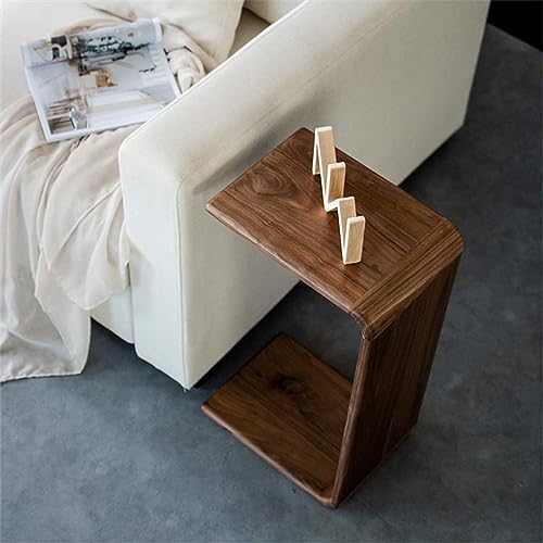 Mesa auxiliar en forma de C para sofá y cama 2