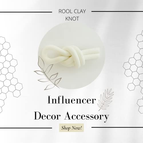 Nœud décoratif en argile haut de gamme pour intérieur moderne