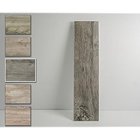 COLAMO 24PCS Peel And Stick Tile Backsplash, Thick Rigid Grey Oak Weathered Self Stick Faux Shiplap Paneling,Stick On Wood Plank Accent Wall Subway Brick Tile For RV,Adhesive Kitchen Backsplash - View #4