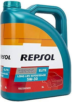 REPSOL Elite L. Life 50700/50400 5W-30 Aceite De Motor Para Coche, 5L