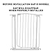 Dreambaby Chelsea Extra-Tall Auto-Close Security Baby Safety Gate - White-Model F190W