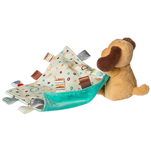 Image of Taggies Cuddlebud Lovey Security Blanket, 9 x 9-inches, Puppy
