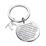 ENSIANTH Doves Keychain Doves Lover Gift Peace Symbol Animal Gift Inspirational Gift for Friend (Dove Spirit Animal Keychain)