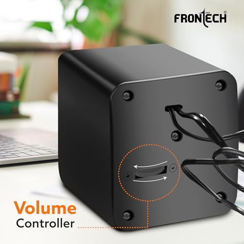 FRONTECH Premium 2.0 Channel USB Powered Speakers with 1.5W x 2 Output, AUX Input, and 1-Year Warranty (Red) - Image 5