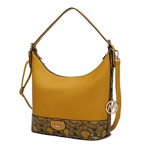 Image of MKF Collection Shoulder Bag for Women, Vegan Leather Hobo Fashion Handbag Messenger Purse by Mia K