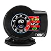 Ruspela Auto Hud LCD Auto HUD Hoofd omhoog Vertoning met OBD2 EU-OBD Interface Digitale RPM Snelheidsmeter