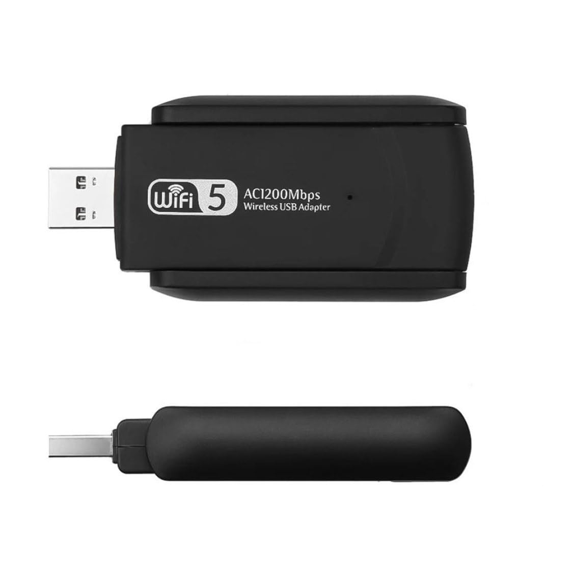 Adapter USB WiFi 2.4G + 5.8G 1200Mbps Dwuzakresowy bezprzewodowy adapter anteny internetowej Dongle Karta sieciowa/200