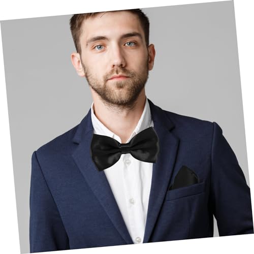 Set para Hombre con Cummerbund, Corbata de Moño y Pañuelo miniatura 6