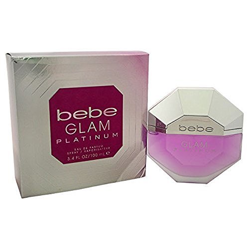 Bebe Glam Platinum by Bebe Eau De Parfum Spray 3.4 oz for Women