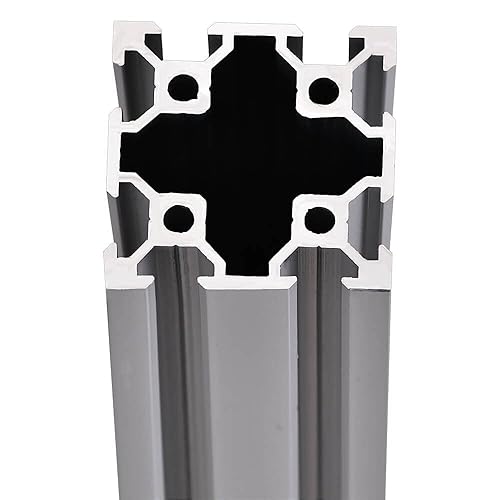 Miniatura 6 de 4 piezas con ranura en V 4040 perfil de extrusión de aluminio de 275 pulgadas riel lineal anodizado estándar europeo para piezas de impresora 3D y