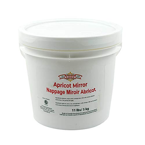 EDDE Apricot Mirror Glaze, One 11-Pound Pail