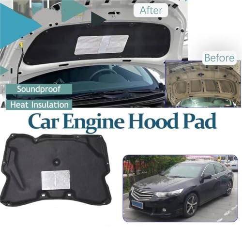 Aislamiento térmico de capó para Accord 8 MK8 2008-2015 en aluminio 4