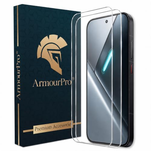 Image of ArmourPro 3D Borderless Tempered Glass for Poco X8 Pro, Set of 2 HD Clear Screen Protectors with 3D Curved Edges, 9H Hardness, Oleophobic Coating, Case Friendly