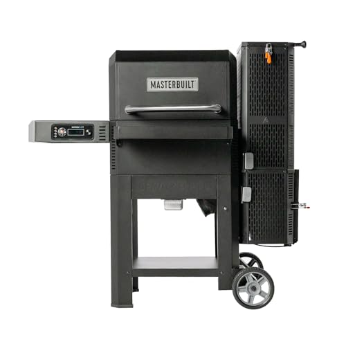 Masterbuilt Gravity Series 600 Barbecue à charbon numérique et fumoir à charbon de bois avec contrôle numérique, cuisson à haute température, cuisson...