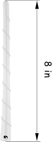 Miniatura 9 de Antena de núcleo de cobre en espiral de 8 pulgadas, compatible con motocicletas Harley Davidson, Street Glide, Road Glide, Road King, Electra Glide