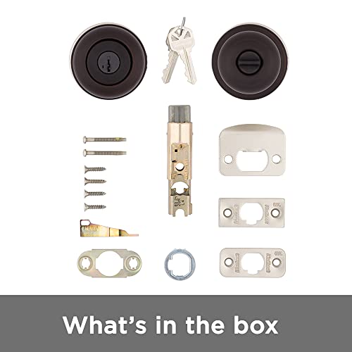 Kwikset 94002-864 Cove Keyed Entry Knob Featuring Smartkey Security In Venetian Bronze #TOP3