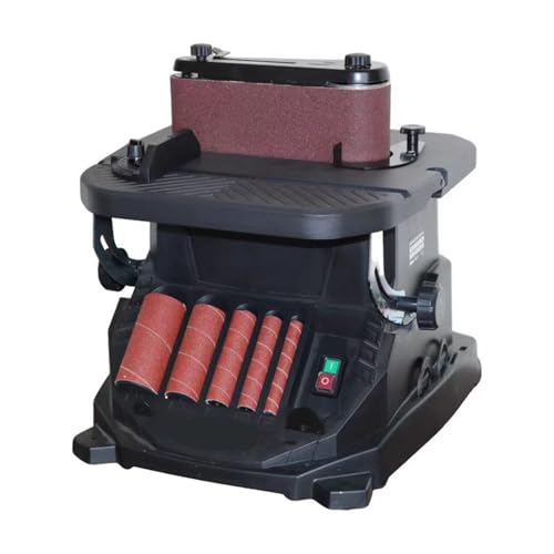 Ponceuse à disque à bande – Machine de polissage industrielle pour bois et métal, outil d'affûtage de plan de travail, équipement de papier abrasif robuste