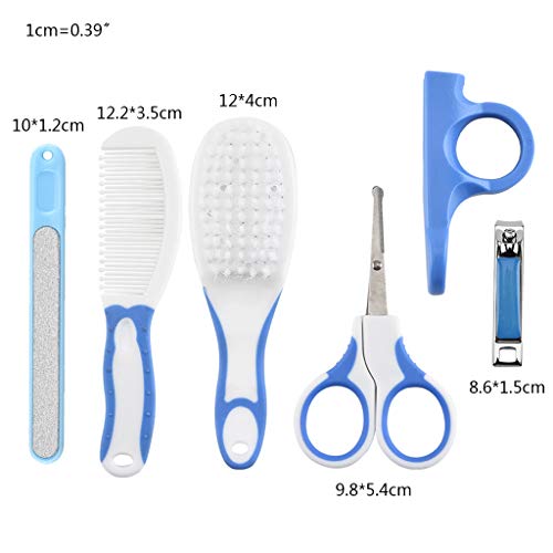 Maxtonser 6 Pcs Baby Nail Hair Daily Care Kit Newborn Kids Grooming Brush and Manicure Set Daily Care Kit (0-3 Years+),Comb and Manicure – Bild 5