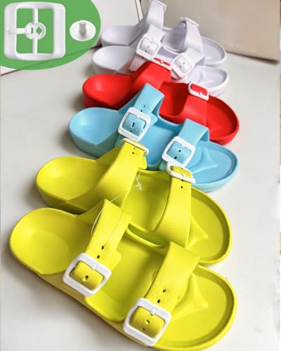 Image of Lopau Replacement Buckle for Arizona Essentials Slide-On Sandal, Double Strap Clasp Repair for EVA Open-Back Clog Men and Women