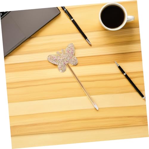 Tofficu 6 bolígrafos de tinta gel mariposa para adultos miniatura 6