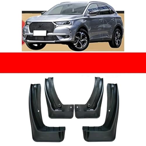 Bavettes protection Citroën DS7 X74 (2018-2022) | Garde-boue avant arrière auto - 2