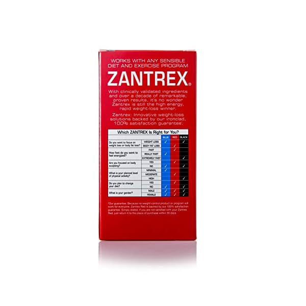 Zantrex Red, 56 Count - Weight Loss Supplement Pills – Fat Burning Pills - Metabolism Booster For Weight Loss - Lose Weight Fast For Women