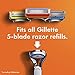 Gillette Fusion5 Men’s Razor Handle + 4 Blade Refills