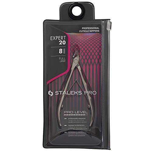 Staleks Pro Alicates Profesionales para Cutícula, Hojas 8 mm, Acero Inoxidable. NE-20/8 Cover