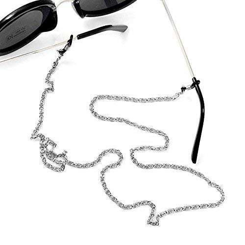 Óculos de leitura com cordão de aço inoxidável para óculos de leitura e óculos para espetáculo corda