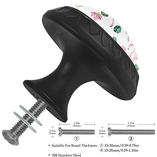 Poignées de commode de ferme en lot de 12 finitions soignées lotus rose
