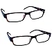 Produktbild Die Lesebrille Unternehmen Braune Schildpatt Leicht Komfortables Leser Wert 2er-Pack Herren Frauen RR32-2 +2,00