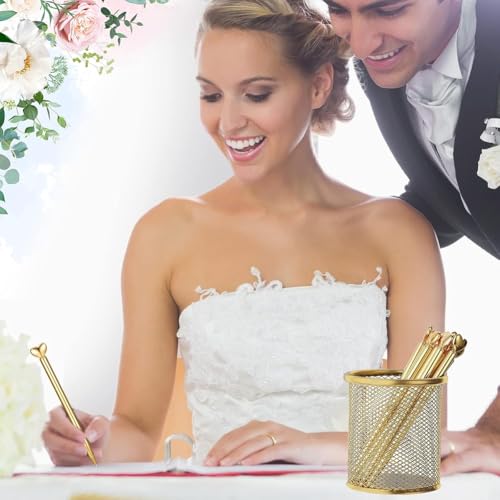 Bolígrafos bonitos con corazón perfectos para organizar eventos y mesas de firmas 3