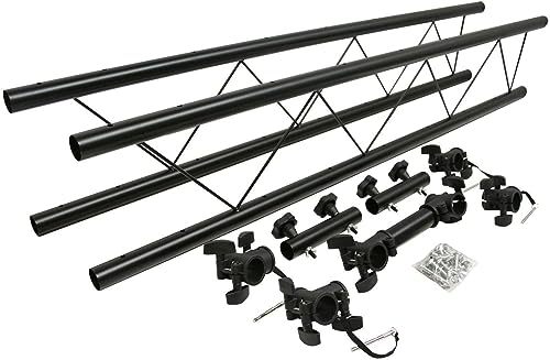 MR DJ LSBS8 8 Foot I Beam Section Pro Audio DJ Light Lighting Portable Truss Section Add to Speaker stands or Extension