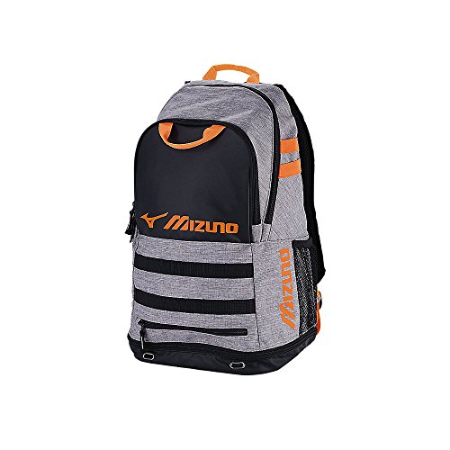 Mizuno 360272.9120.01.0000 Team Elite Crossover Backpack One-Size Grey-Orange