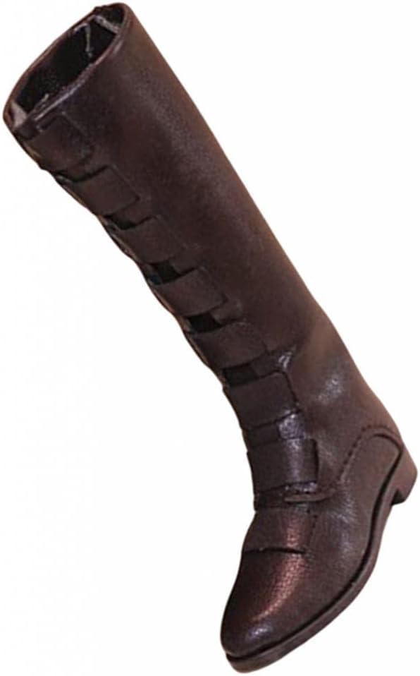 Male Figure Boots 1/6 Scale Action Figure High Boots Material Sturdy Design Doll Shoe Accessory Suitable for Model Toy Gift Giving