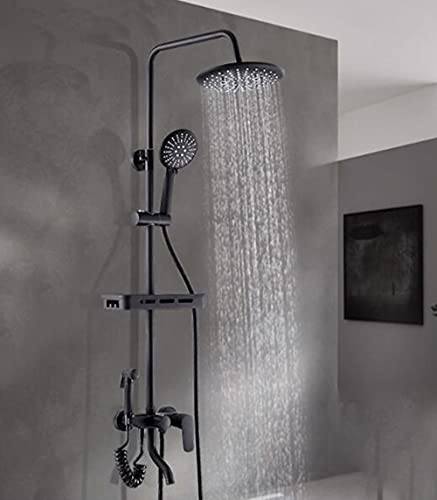 Kit de douche effet pluie de 22 cm pour transformer votre salle de bain en spa moderne - 2
