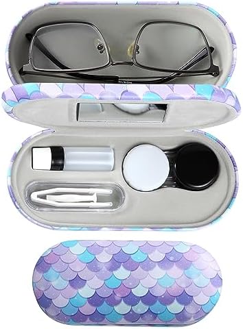 Muf 2 In 1 Contact Lens Case And Glasses Case, Double Sided