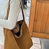 Ladies Bags - Stylish Women's Canvas Shoulder Tote Bag Spacious Carryall for Daily Use Work College Student Shopping and Travel #3