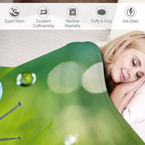 Couvertures pour canapé ou lit en flannel motif escargots grand plaid chaud lavable en machine