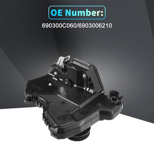 Image of X AUTOHAUX Replacement Front Right Passenger Side Power Door Lock Actuator Motor for Toyota 4Runner 2003-2009 for Toyota Camry 2002-2006 Door Latch Actuator Assembly No.690300C060 Black
