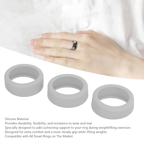 Protector de silicona elástico para anillo inteligente 3 unidades miniatura 4
